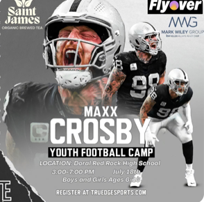 DJ Tellz Spyn Brings the Heat to the 2025 Maxx Crosby Youth Football Camp in Las Vegas