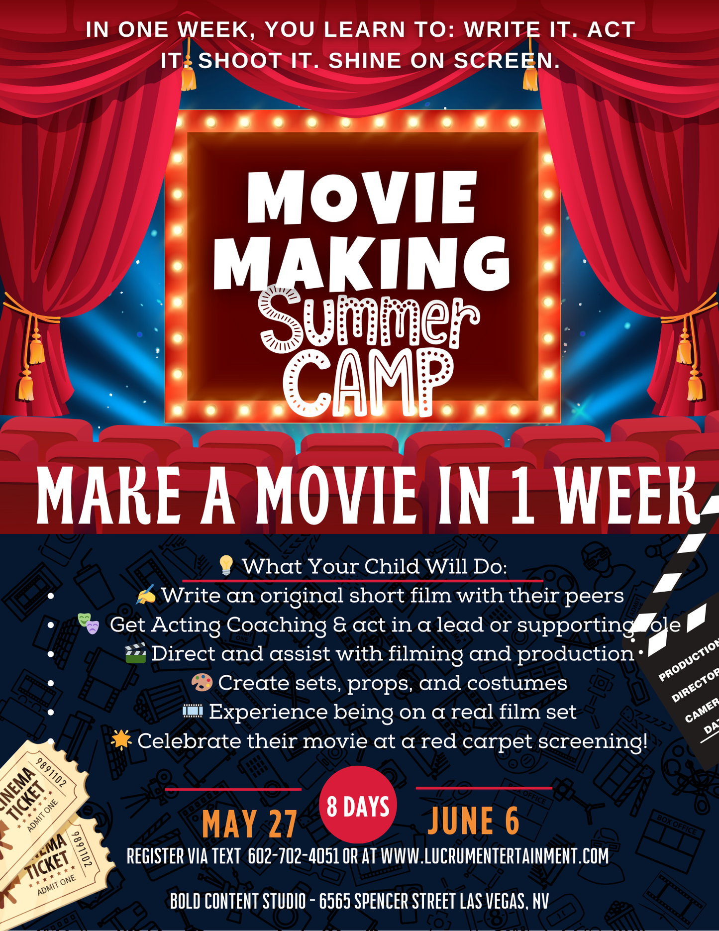 Movie Camp – Make A Movie This Summer